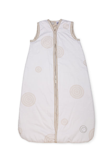 Joey Swag Organic Cotton Baby Sleeping Bag Platinum 0.5 TOG Mocha Dot