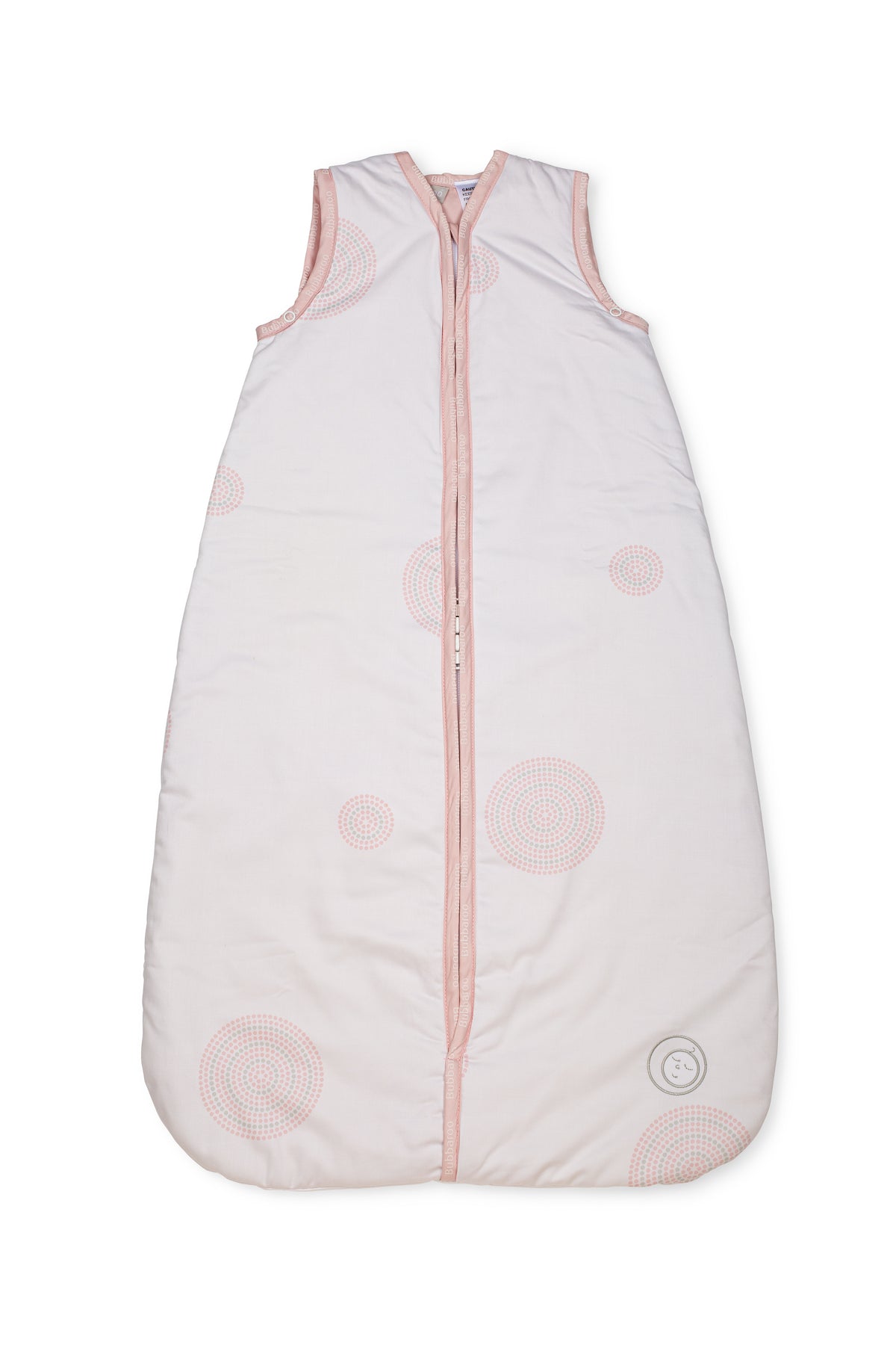 Joey Swag Organic Cotton Baby Sleeping Bag Platinum 1.5 TOG Pink Dot