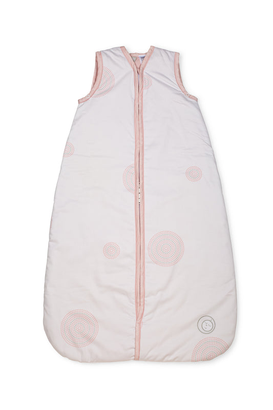 Joey Swag Organic Cotton Baby Sleeping Bag Platinum 0.5 TOG Pink Dot